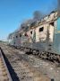 Очередные последствия ударов по подвижному составу противника