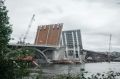 Александр Беглов: Важный этап строительства Большого Смоленского моста – специалисты смонтировали первые деформационные швы