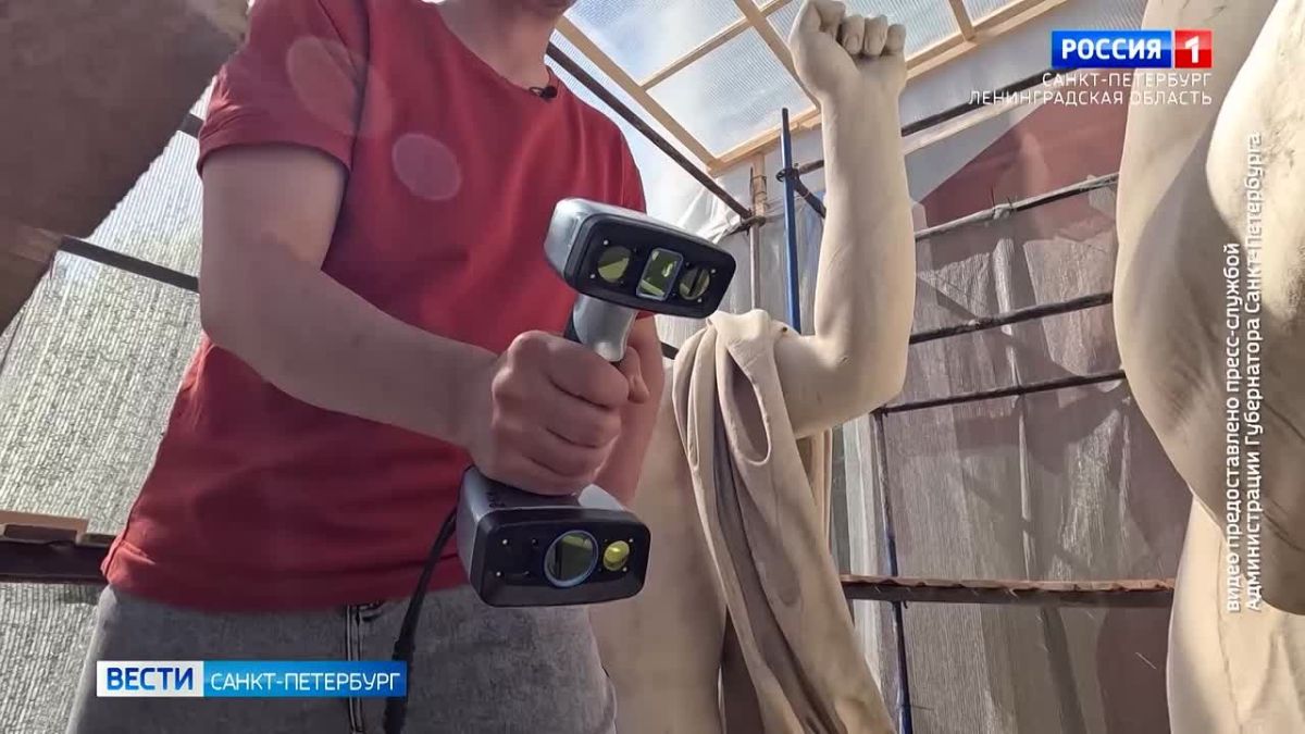 В Петербурге создают цифровые копии памятников при помощи трехмерных сканнеров