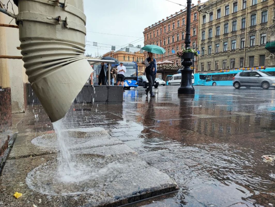 В Петербурге мокрые и холодные деньки с сильным ветром – будьте осторожны!