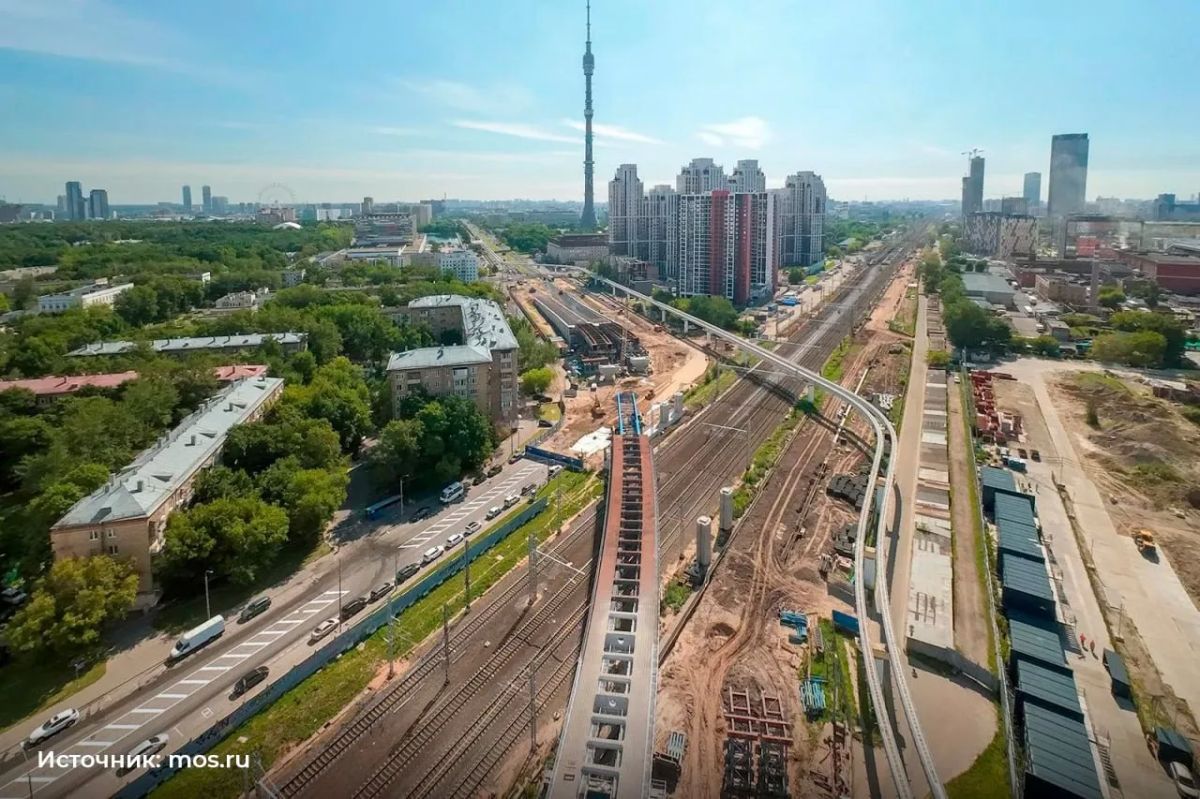 В Москве строят новую бессветофорную магистраль, которая соединит МСД с улицей Академика Королева
