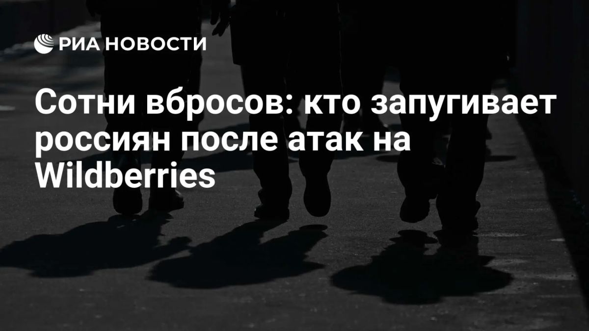 Юлия Витязева: РИА Новости — о массовых фейках после ударов ВСУ по объектам Wildberries