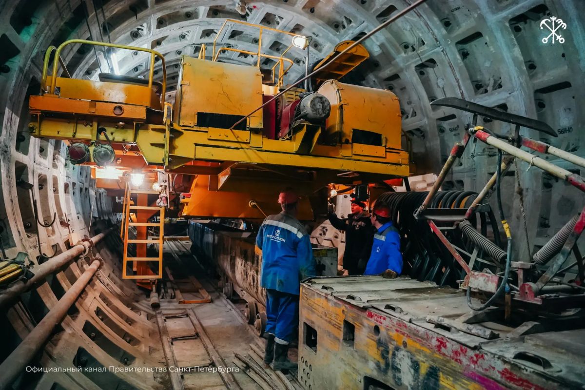 Петербург установил новый рекорд в строительстве метро Петербург установил новый рекорд в строительстве метро