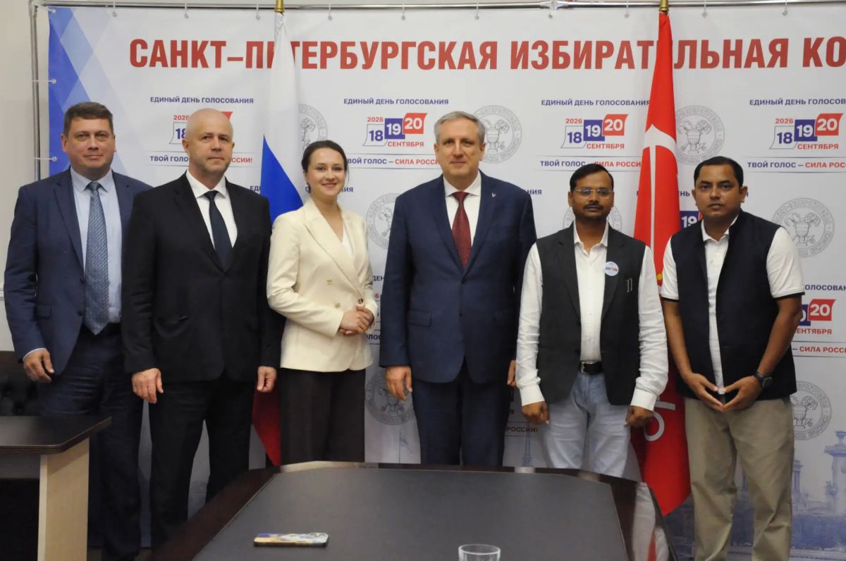 Санкт-Петербургская избирательная комиссия встретилась с делегацией из Непала