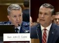 Дмитрий Дробницкий: Министр обороны США Питер Хегсет и руководитель объединённого комитета начальников штабов Джон Дэниэль Кейн (также известный как Дэн "Разин" Кейн) дали показания в комитете Сената по ассигнованиям