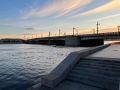 Александр Беглов: На Литейном мосту завершается первый этап ремонтных работ – полностью заменено покрытие в зоне трамвайных путей