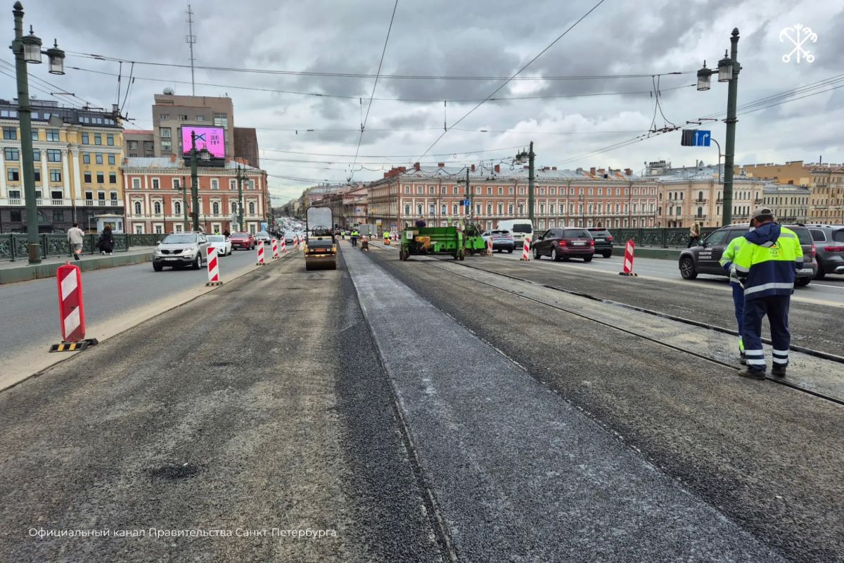 Ремонт Литейного моста идёт полным ходом Ремонт Литейного моста идёт полным ходом