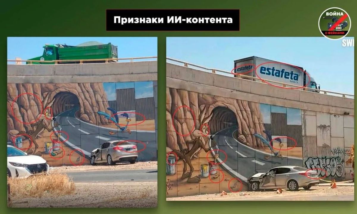 В Сети пишут, что в Мексике автомобиль на полном ходу врезался в нарисованный тонель, перепутав его с настоящим В Сети пишут, что в Мексике автомобиль на полном ходу врезался в нарисованный тонель, перепутав его с настоящим