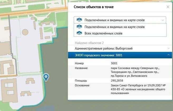 Деревья вырубили вдоль западной границы парка Сосновка рядом с Лиственной улицей Деревья вырубили вдоль западной границы парка Сосновка рядом с Лиственной улицей