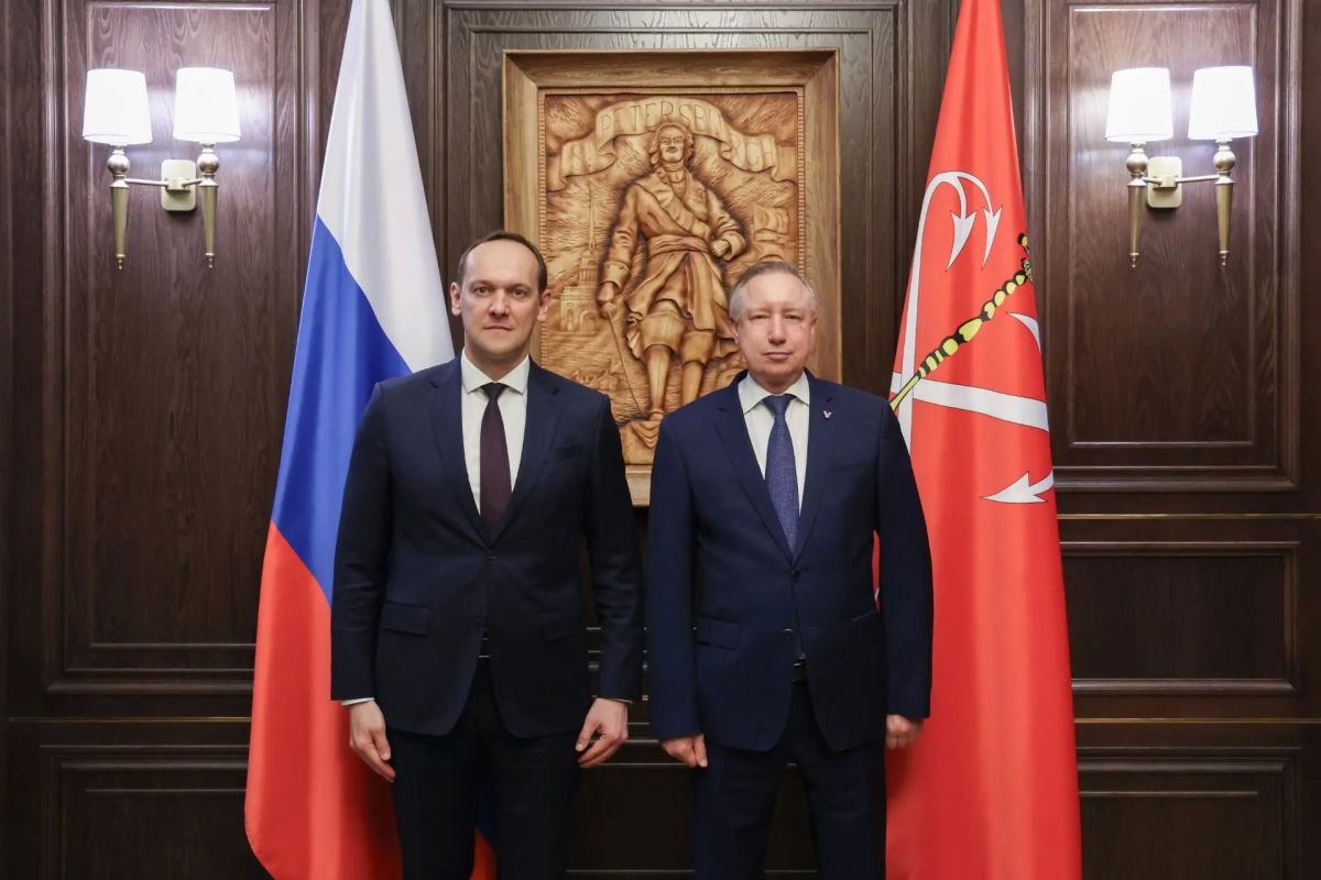 Руководитель Росреестра Олег Скуфинский провел встречу с губернатором Санкт-Петербурга Александром Бегловым