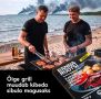 Ну а это - простая реклама эстонской мясной компании: "Правильный гриль делает горький лук сладким"
