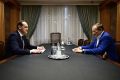 Руководитель Росреестра Олег Скуфинский в ходе визита в Санкт-Петербург провел рабочую встречу с губернатором Ленинградской области Александром Дрозденко