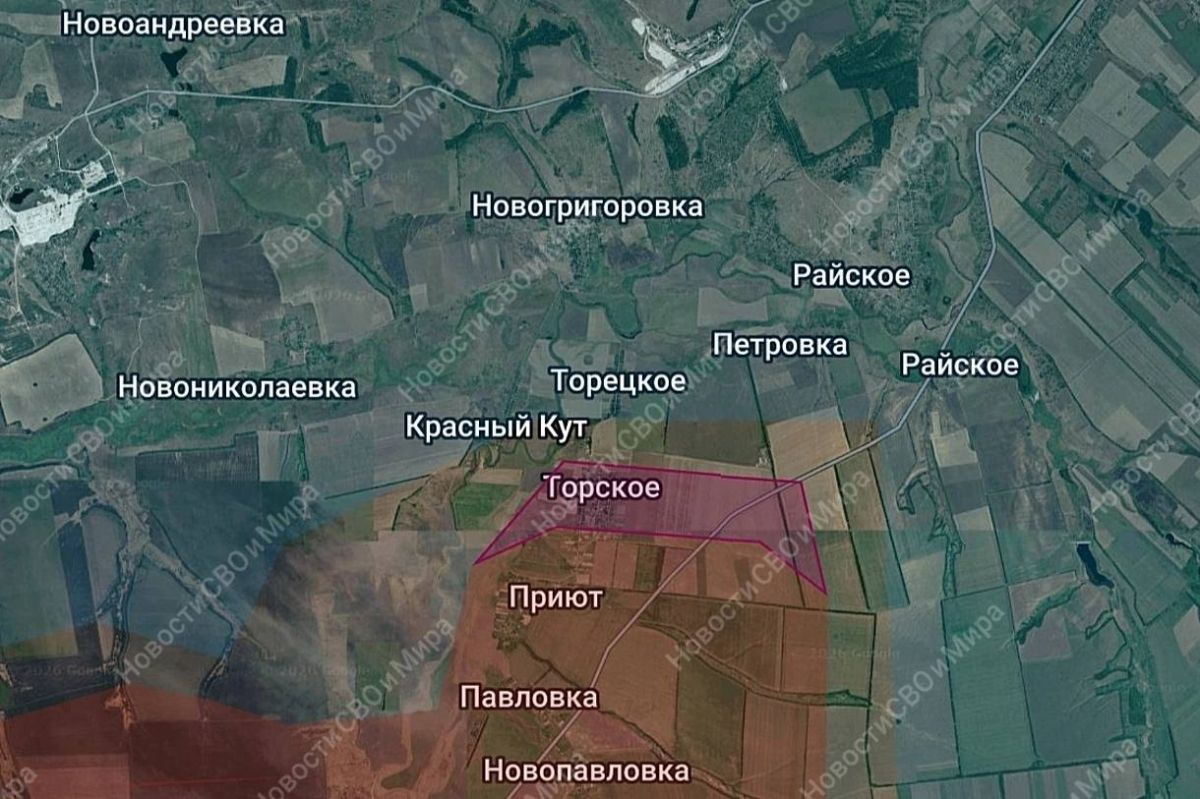 Противник подтверждает, что российские штурмовики зашли в южную часть Торского, но утверждает, что там еще идут бои и населенный пункт до конца не потерян