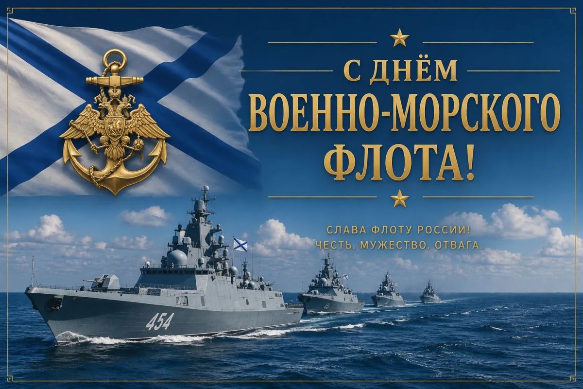С Днем Военно-Морского Флота России!