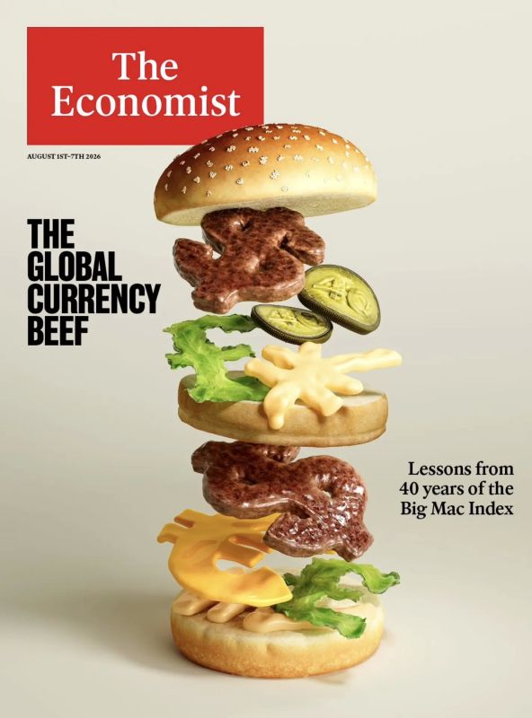 Владимир Корнилов: Свежий выпуск журнала The Economist посвящен 40-летию его индекса БигМака, с помощью которого либералы пытаются давить на развивающиеся страны (в первую очередь Азии) с целью удорожания их валюты