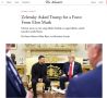 Зе ошибся временем года и привез Трампу в Вашингтон список желаний на Рождество