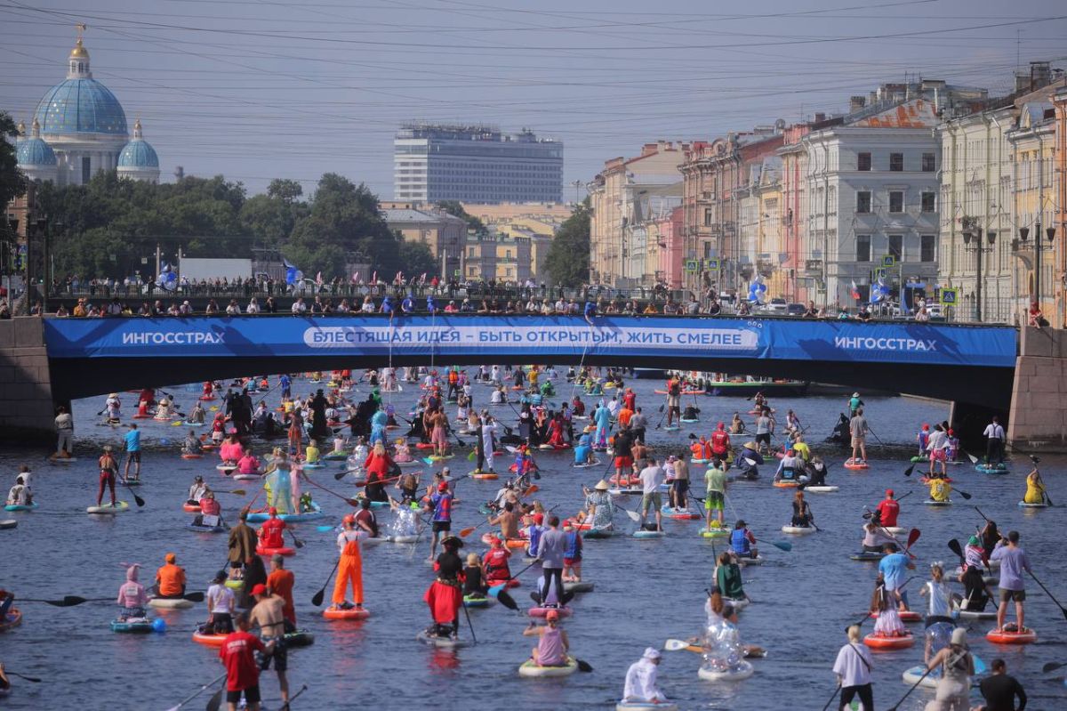 Одиннадцатый фестиваль «Петербург Фонтанка SUP» отгремел сегодня громче любой грозы Одиннадцатый фестиваль «Петербург Фонтанка SUP» отгремел сегодня громче любой грозы