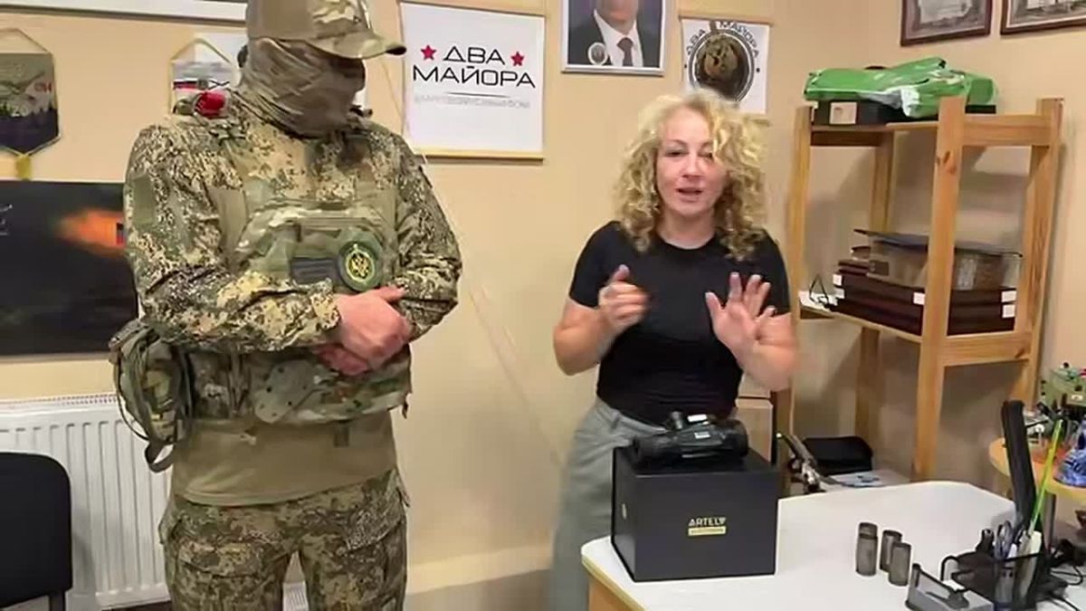 К нам в Благотворительный фонд «Два майора» приехал боец с позывным «Писатель» с Краснолиманского направления