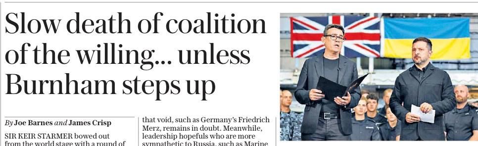 Владимир Корнилов: The Daily Telegraph бьет в колокола по поводу угрозы «медленной смерти коалиции желающих»! Газета пишет, что с уходом Макрона в политическое небытие возникнет проблема лидерства в этой коалиции
