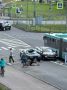 Сбитый велосипедист влетел в лобовое стекло машины