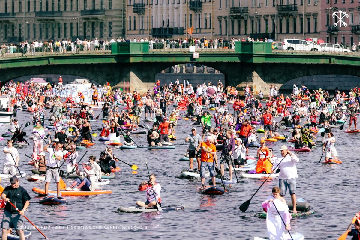 В Петербурге прошёл международный фестиваль сапсёрфинга «Фонтанка SUP» В Петербурге прошёл международный фестиваль сапсёрфинга «Фонтанка SUP»