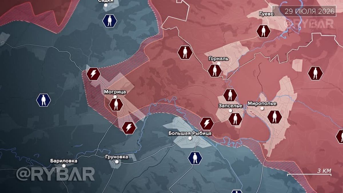 Наступление под Миропольем — разбор Рыбаря