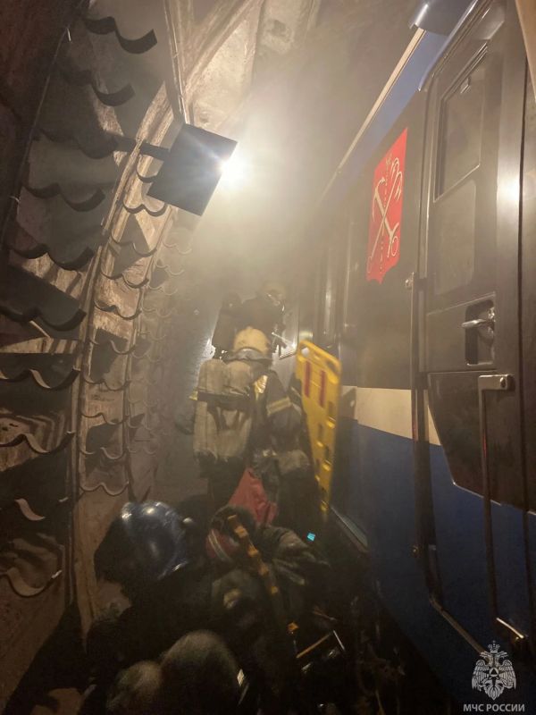Условный пожар в подземке. Условный пожар в подземке.