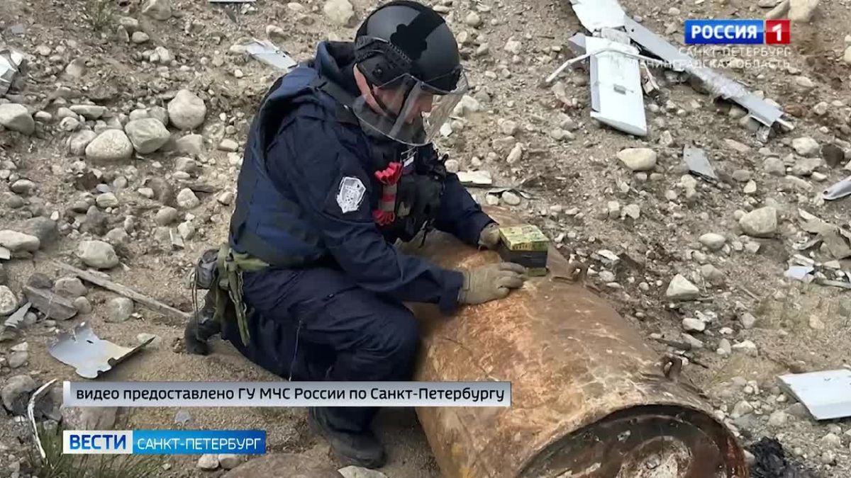 Пиротехники МЧС обнаружили на дне Финского залива авиабомбу времён войны