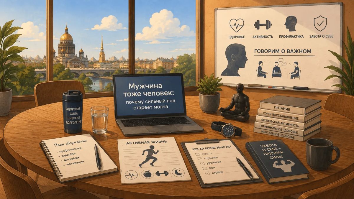 «Фонтанка» приглашает экспертов на круглый стол «Мужчина тоже человек: почему сильный пол стареет молча»