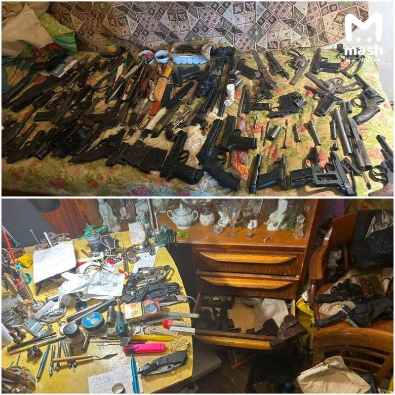 900 патронов, боевой пистолет, более кило пороха и взрывпакеты изъяли у пожилого питерского Кулибина — в квартире он обустроил собственный оружейный завод 2x2 метра 900 патронов, боевой пистолет, более кило пороха и взрывпакеты изъяли у пожилого питерского Кулибина — в квартире он обустроил собственный оружейный завод 2x2 метра