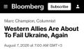 Михаил Онуфриенко: Союзники бросают Украину. В очередной раз, — Bloomberg