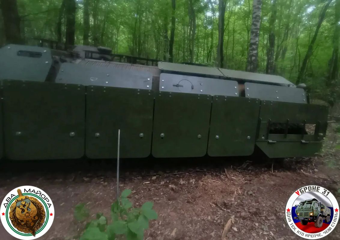 Фронтовая броня. Весточка с фронта! Пока у нас на производстве работы идут своим чередом - парни на передовой тоже не отстают! Наш первый комплект защиты на МТЛБ (известная всем бойцам, как "Мотолыга") почти установлен! "Все...