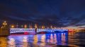 Три петербургских моста подсветят в День окончания Ленинградской битвы