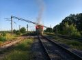 Очередной локомотив сожгли в Днепропетровской области