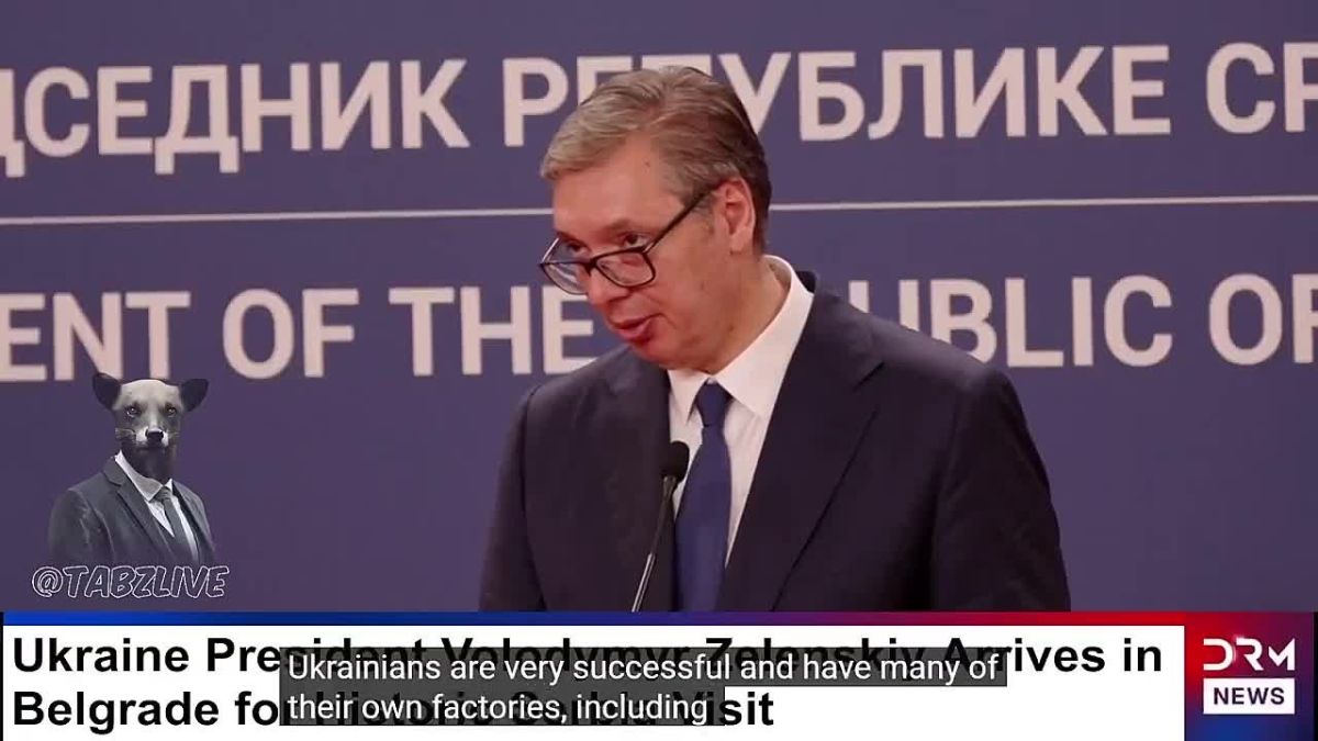 Сергей Колясников: Премьер Сербии Вучич анонсировал совместное с Израилем производство БПЛА и пригласил украинскую делегацию на церемонию открытия в сентябре