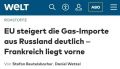 Михаил Онуфриенко: 14% — рост поставок российского СПГ в ЕС, — Welt am Sonntag