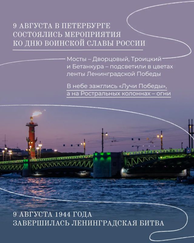 Александр Беглов: Коротко о значимых федеральных событиях, состоявшихся в Петербурге на прошлой неделе
