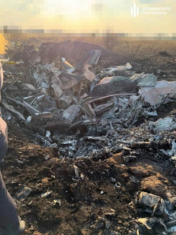 Обломки потерпевшего крушение накануне истребителя МиГ-29 ВВСУ в Одесской области Обломки потерпевшего крушение накануне истребителя МиГ-29 ВВСУ в Одесской области