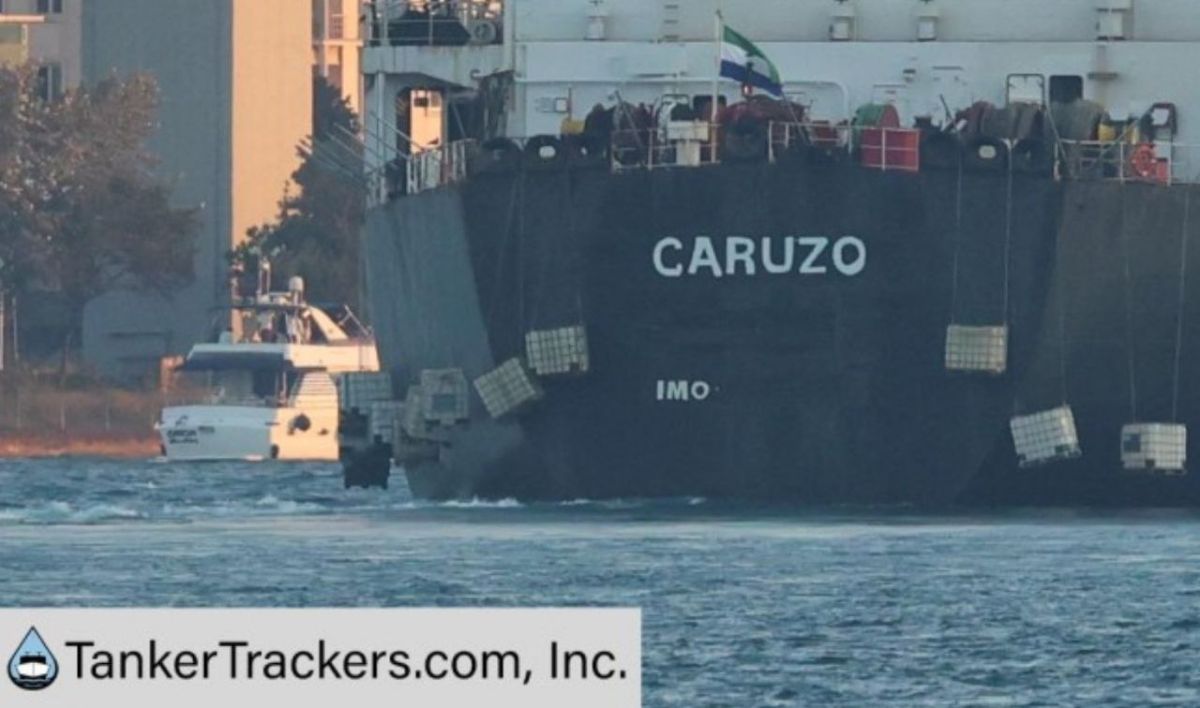 Олег Царёв: Tanker Trackers опубликовал фото самодельной антидроновой защиты на российском теневом танкере Caruzo, который находится сейчас в районе Босфора с 1 млн баррелей нефти Олег Царёв: Tanker Trackers опубликовал фото самодельной антидроновой защиты на российском теневом танкере Caruzo, который находится сейчас в районе Босфора с 1 млн баррелей нефти