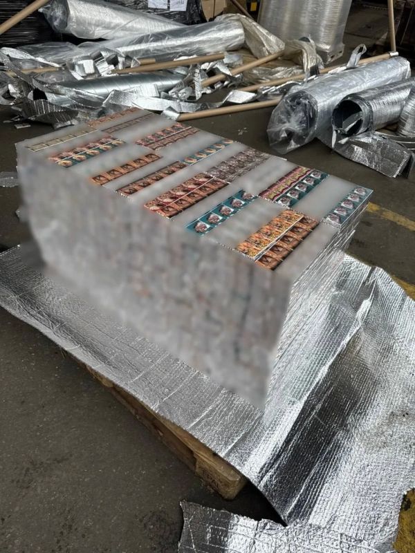 В Большом морском порту Петербурга обнаружили 121 тысячу пачек сигарет без акцизов