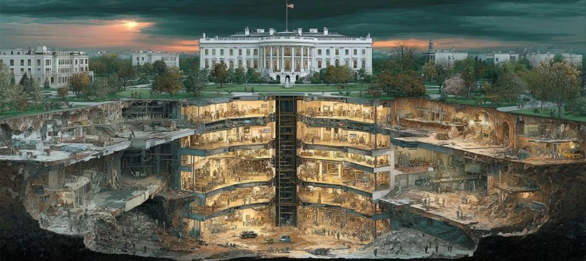 Бункер для Трампа. Под прикрытием строительства бального зала Дональд Трамп возводит в Белом доме настоящую подземную крепость Бункер для Трампа. Под прикрытием строительства бального зала Дональд Трамп возводит в Белом доме настоящую подземную крепость