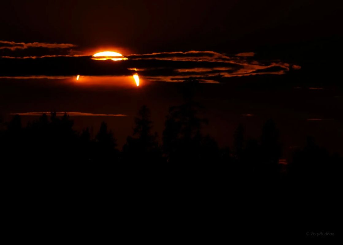 Жители Ленобласти наблюдали частное солнечное затмение Жители Ленобласти наблюдали частное солнечное затмение