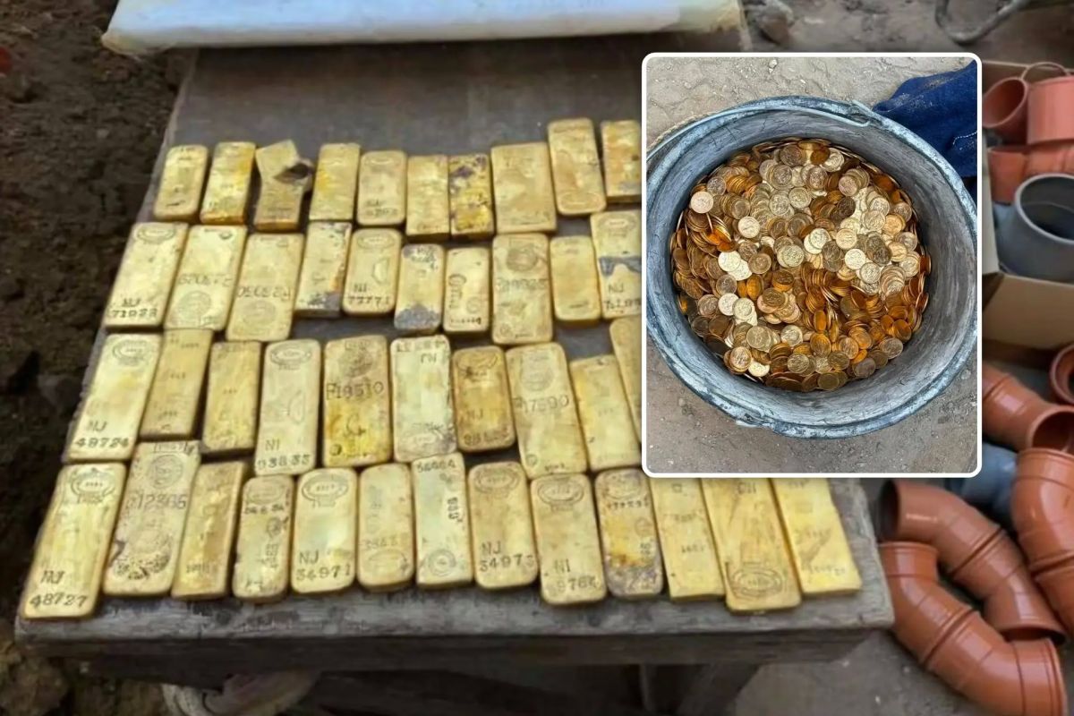 В Бельгии строители нашли в стене сундук с золотом на 9 млн евро В Бельгии строители нашли в стене сундук с золотом на 9 млн евро