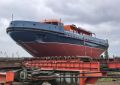Новый ледокол "Нарвская застава" спустили на воду в Петербурге