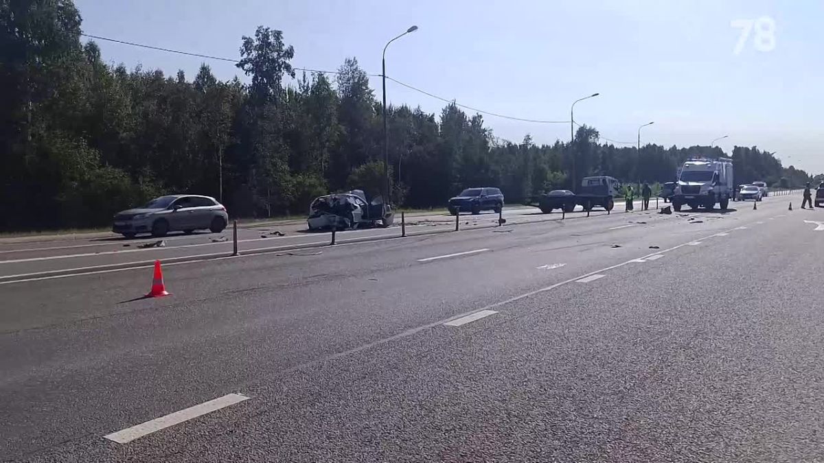 Водители двух иномарок погибли в ДТП под Тосно На Московском шоссе столкнулись 4 автомобиля. "Газель" вылетела на встречную полосу после того, как в нее врезался кроссовер. Там в нее влетели еще два автомобиля