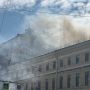 Серьёзный пожар в самом центре исторического Питера — на Гороховой, напротив Александровского сада