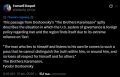 МИД Ирана процитировал Достоевского, комментируя ситуацию, в которой оказалась американская система управления и внешняя политика из-за «своей крайней зависимости от лжи»