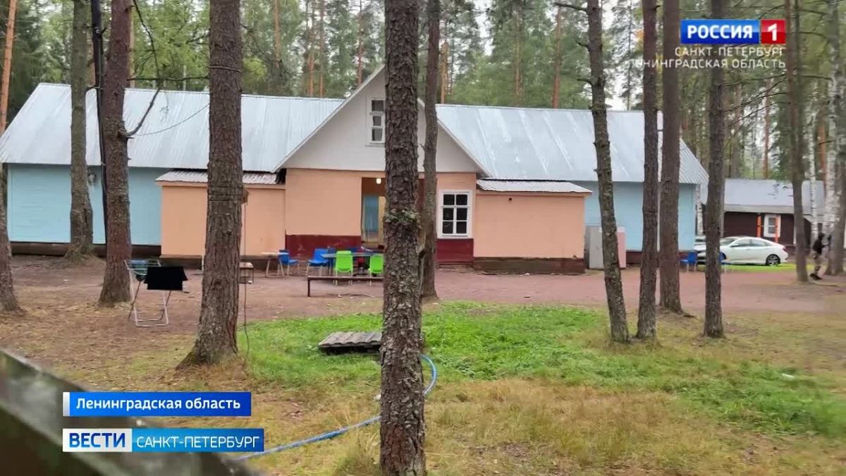 Два жилых корпуса сгорели в детском лагере в Выборгском районе Ленобласти