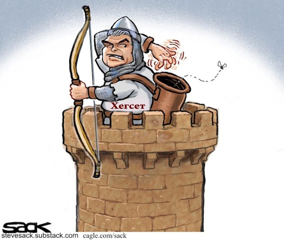 Дмитрий Дробницкий: Политический карикатурист увидел проблему с американскими арсеналами так