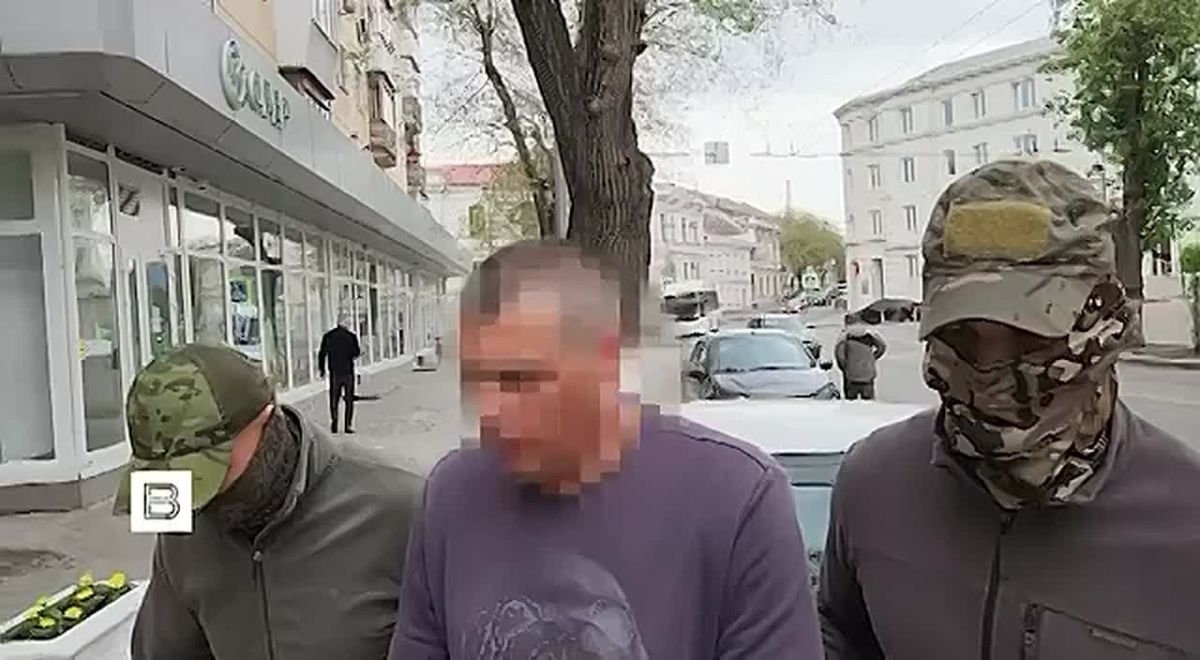 Кадры задержания украинского террориста, который готовил теракты на территории Крыма